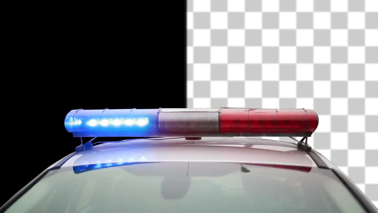 Flashing Police Lights Stock Video Motion Array