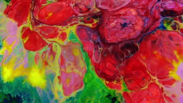 Bubbling Colors: Stock Video