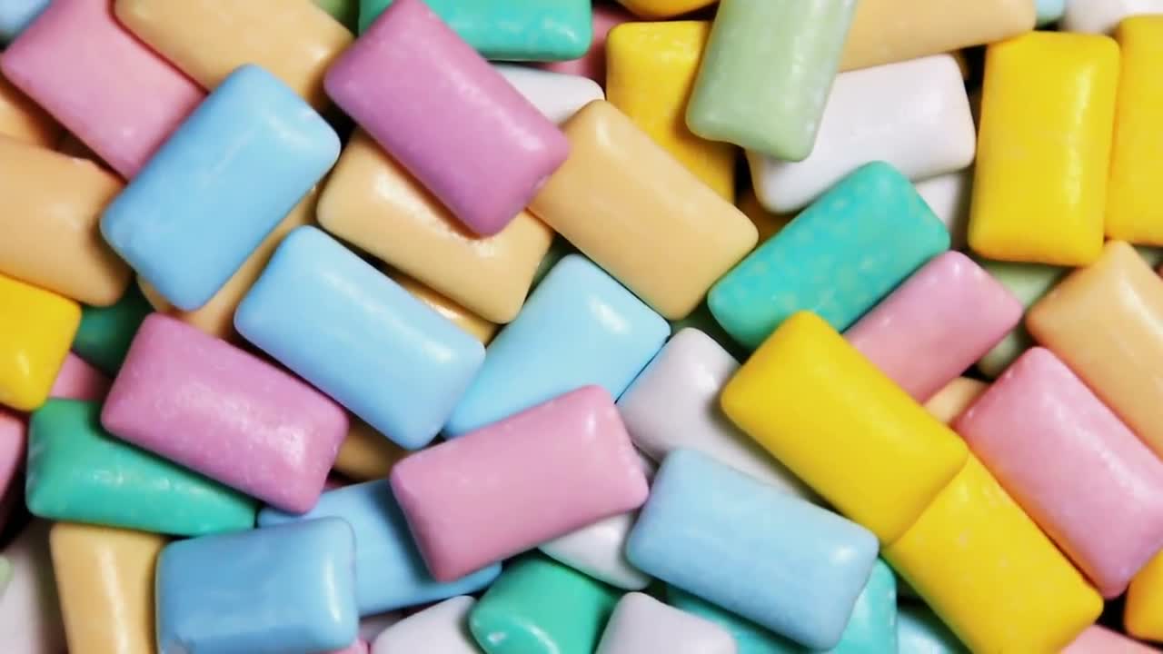 Chewing Gum Stock Video Motion Array