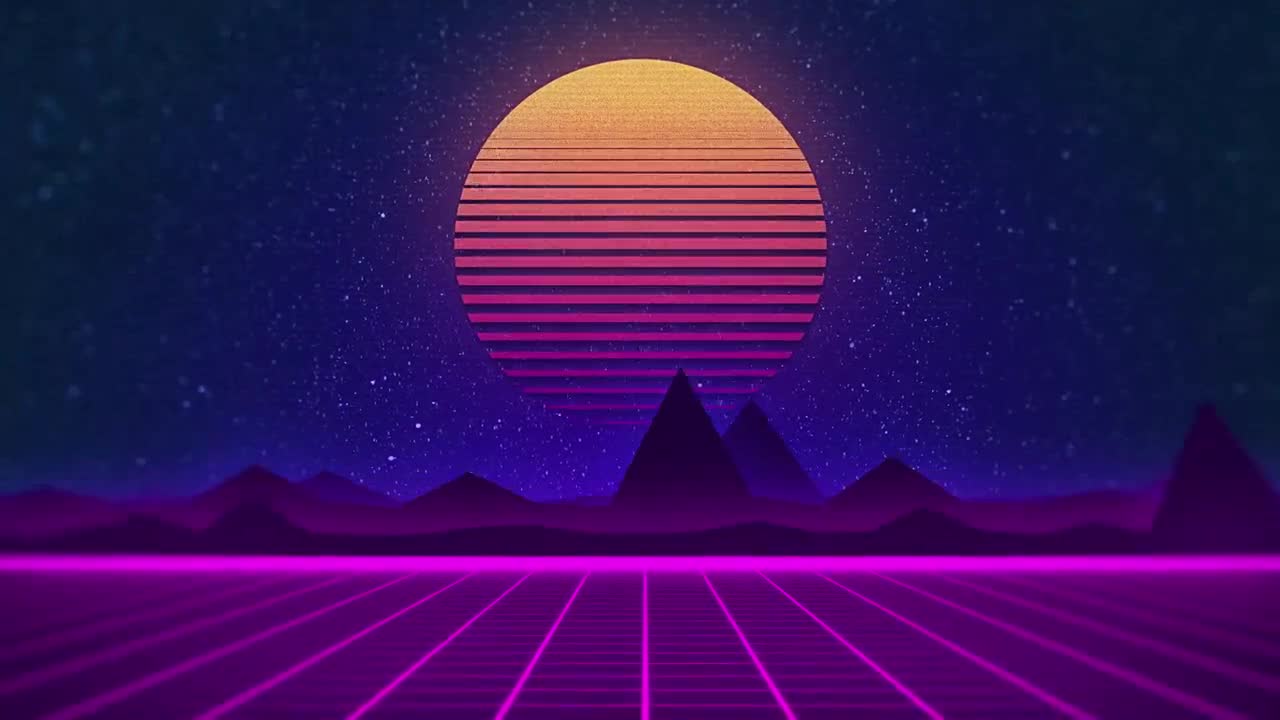 Retrowave Audio React - After Effects Templates | Motion Array