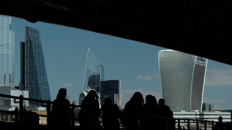 Anonymous Commuters: Stock Video