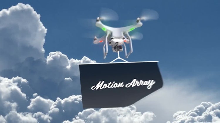 Drone Logo Opener: After Effects Templates
