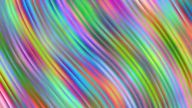 Colored Glass Waves 4K: Stock Motion Graphics