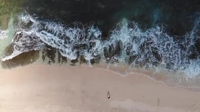 Girl On Beach Series: Stock Video