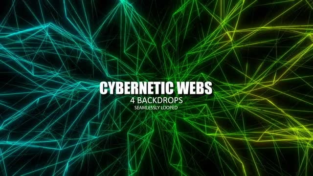 Cybernetic Webs: Stock Motion Graphics
