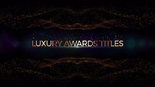 Luxury Awards Titles: After Effects Templates