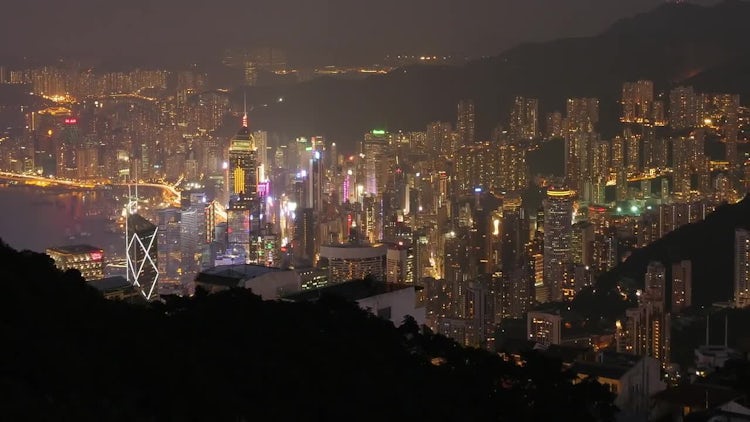 Hong Kong Day To Night: Stock Video