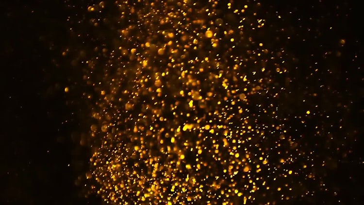 Gold Particles Flurry Background Stock Motion Graphics Motion Array