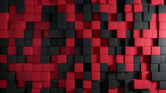 Red-Black Cubes Board - Stock Motion Graphics | Motion Array