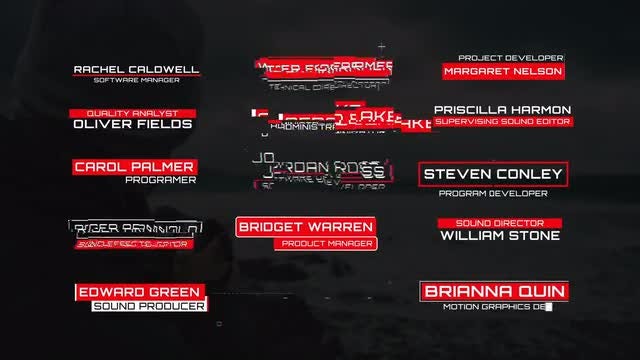Glitch Lower Thirds II: Motion Graphics Templates