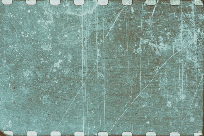 Old Vintage Film Strip Frame, Copy Space Background - Stock Photos