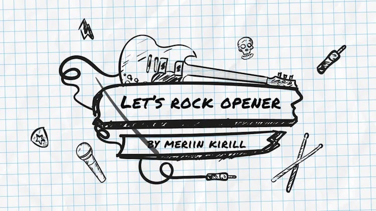 Let's Rock Opener: After Effects Templates
