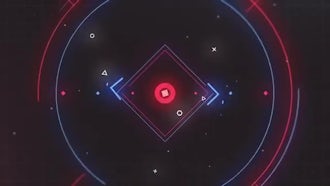 GlowingShapes: After Effects Templates