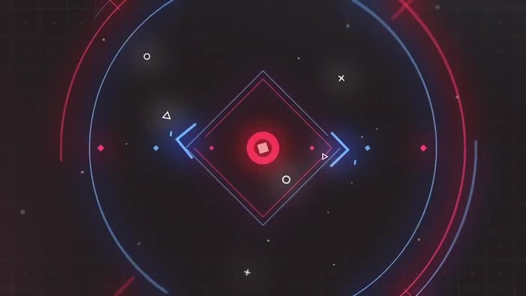 GlowingShapes: After Effects Templates
