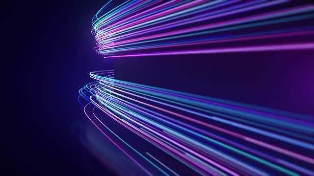 Dual Band Neon Streaks: Stock Motion Graphics