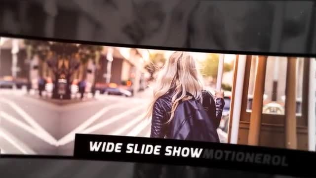 Wide Slide Show: After Effects Templates
