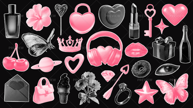 Pink Accessories: Over 65,154 Royalty-Free Licensable Stock Vectors &  Vector Art