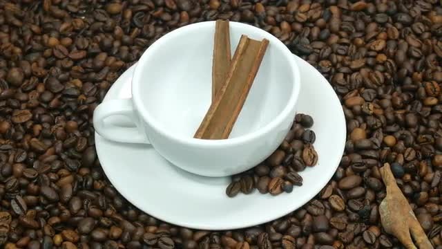 Cinnamon Coffee: Stock Video