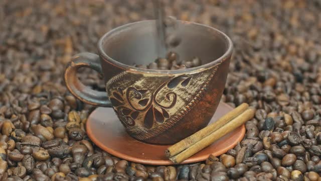 Cup And Saucer: Stock Video