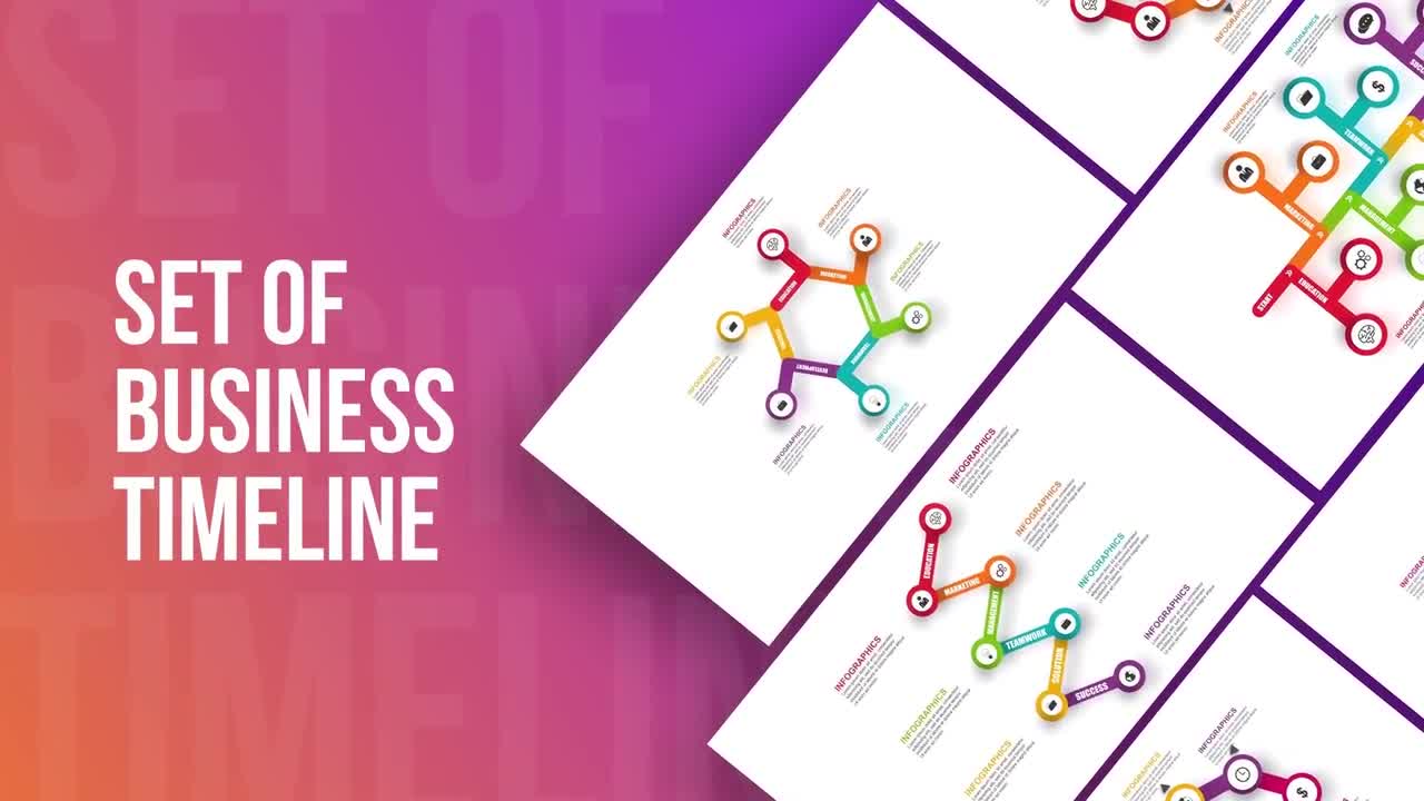 business timeline after effects template free download