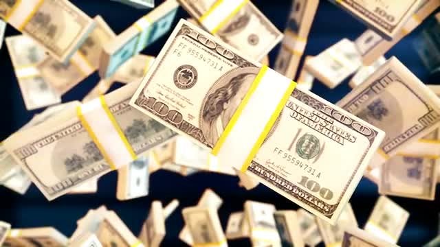 Flying Money: Stock Motion Graphics