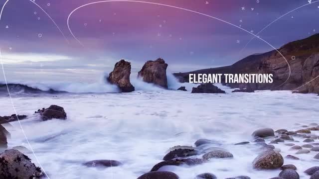 Stylish Parallax Slideshow: Premiere Pro Templates