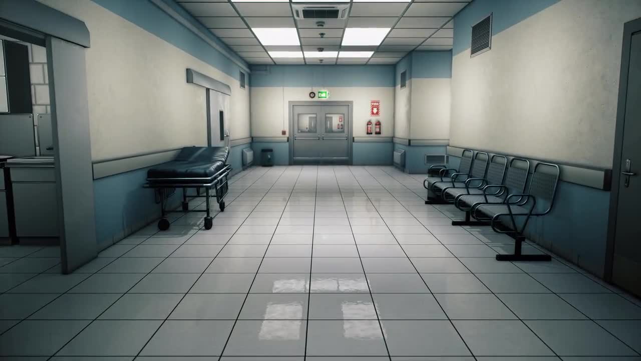 Endless Hospital Corridor - Stock Motion Graphics | Motion Array