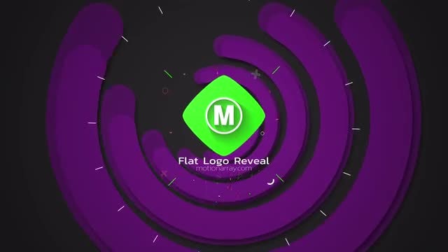 Flat Logo Reveal: After Effects Templates
