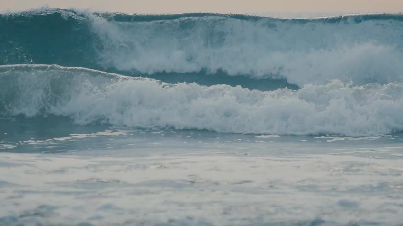 Ocean Waves On The Beach Stock Video Motion Array 
