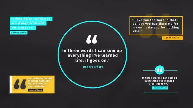 Clean Quote Titles V2: Premiere Rush Templates