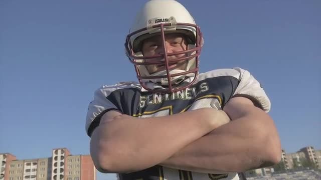 Player In Uniform: Stock Video