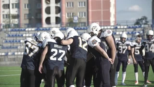 Football Team: Stock Video