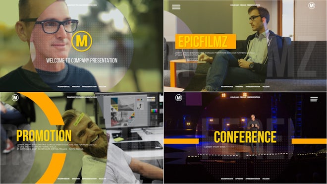 Corporate Slides Presentation Freebies template preview