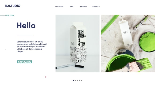 Universal Corporate Presentation Freebies template preview