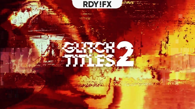 Glitch Titles Pack V2 Freebies template preview