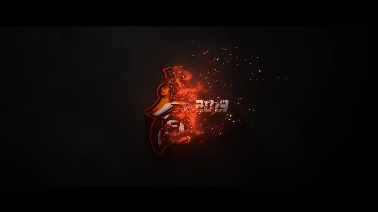 burning logo after effects templates free download