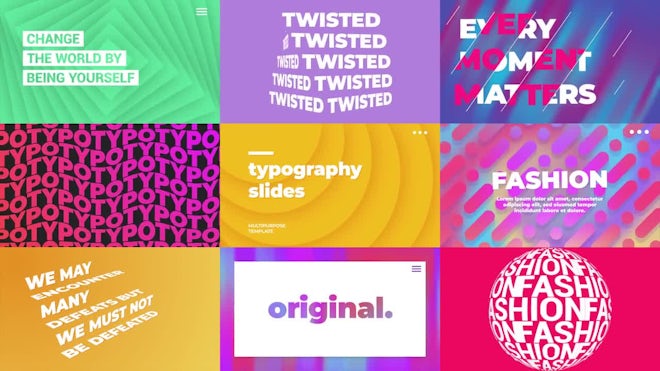 Typo Slides Freebies template preview