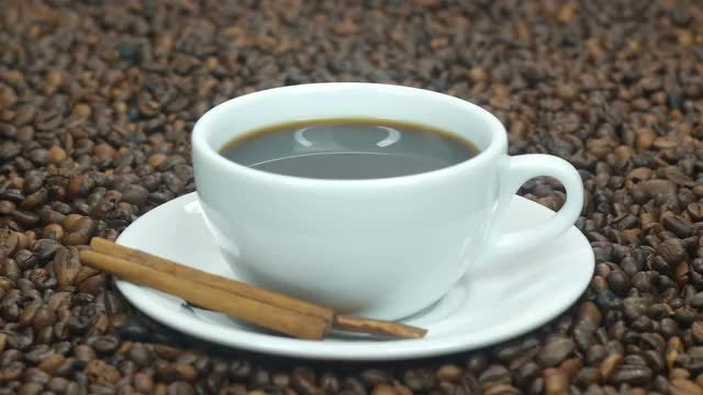 Coffee And Cinnamon Sticks: Stock Video