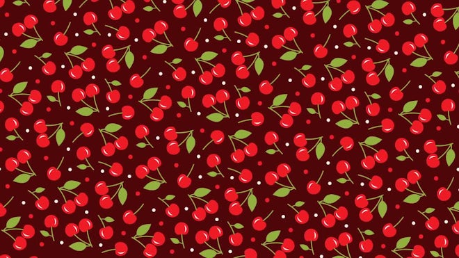 black cherries background