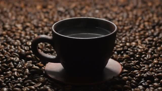 Hot Cup Of Coffee: Stock Video