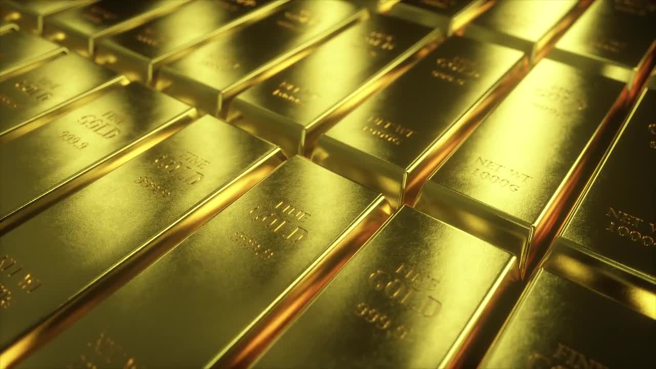 Gold Bars - Stock Motion Graphics | Motion Array