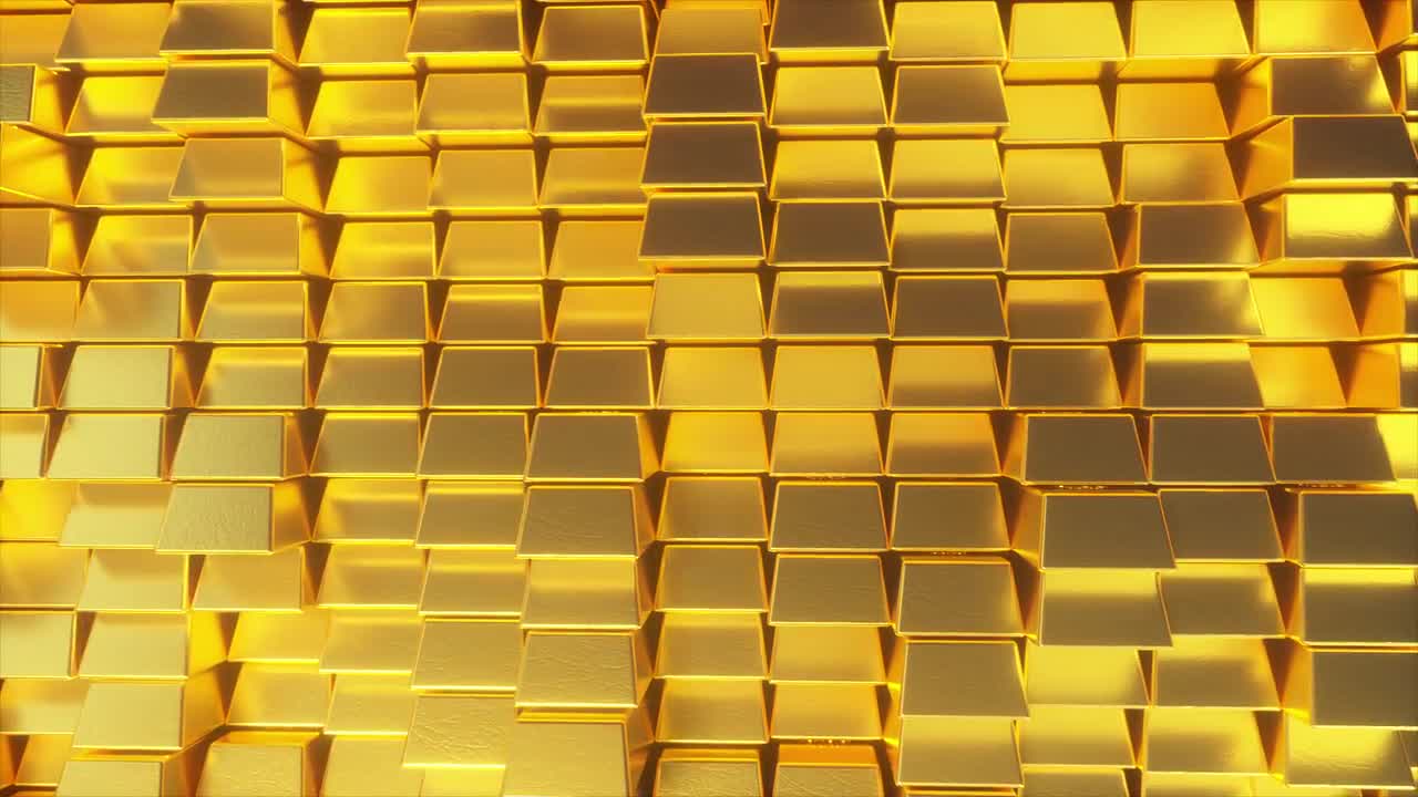 Gold Bars Sliding Stock Motion Graphics Motion Array