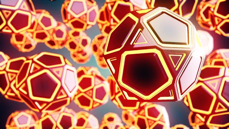 Flying Dodecahedrons: Stock Motion Graphics