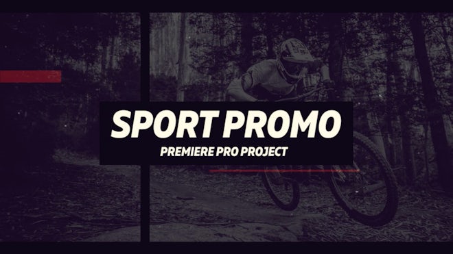 Sport Glitch Promo Freebies template preview
