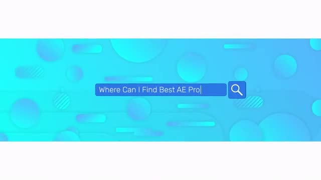 Colorful Web Search Logo: After Effects Templates