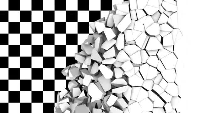 Wall Destruction Transitions Pack: Stock Motion Graphics