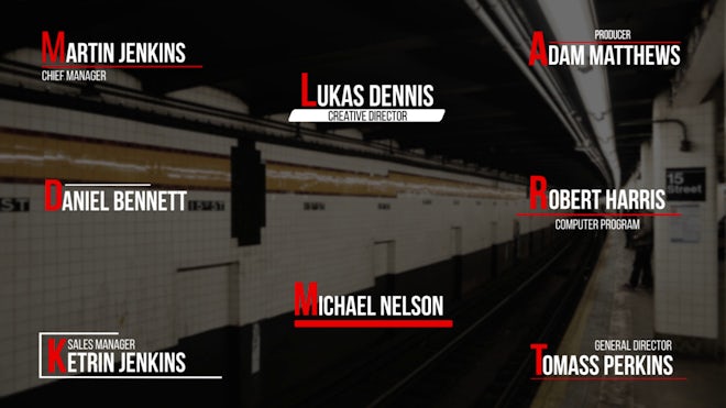 Lower Thirds Freebies template preview