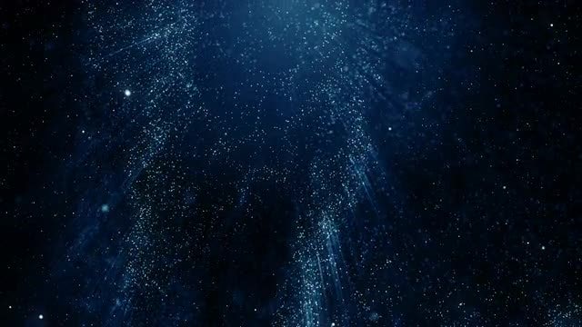 Sparkling Blue Particles: Stock Motion Graphics