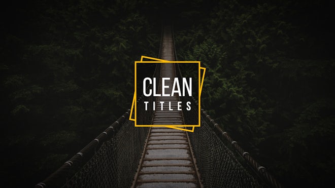 Clean Titles Freebies template preview