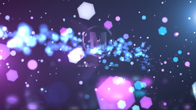 Elegant Particles Logo Freebies template preview